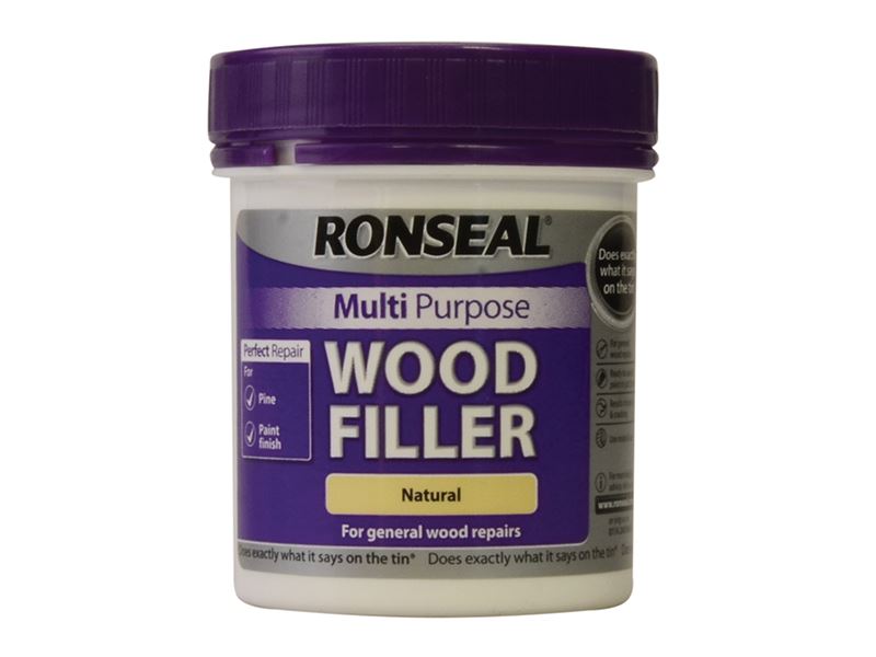 Ronseal Multipurpose Wood Filler, Natural, 250g