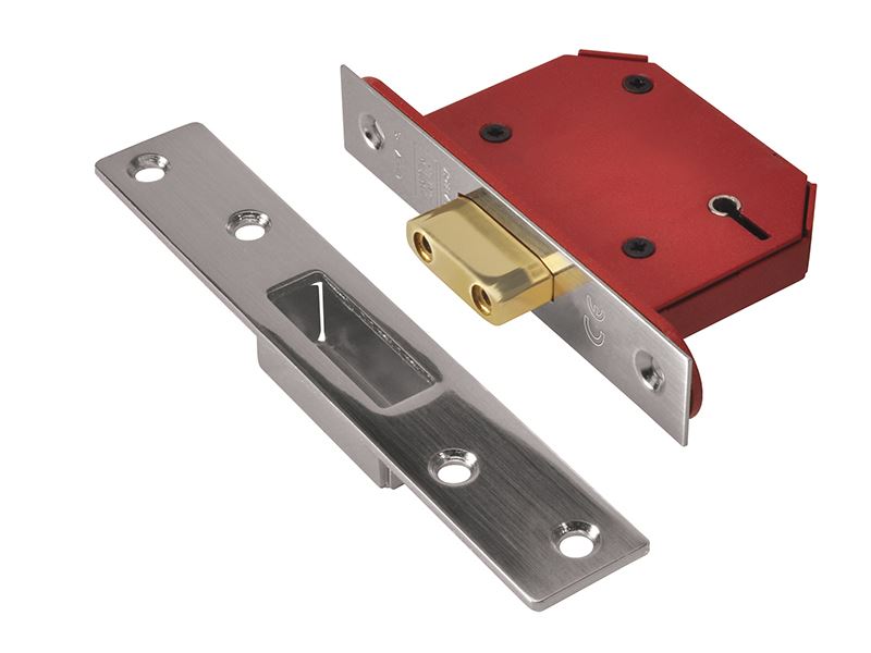 UNION StrongBOLT 2105S Stainless Steel 5 Lever Mortice Deadlock