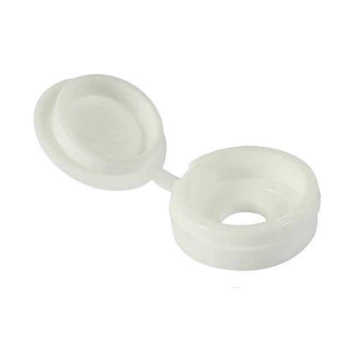 Bouchons à vis à charnière blancs Timco 3.0-4.5mm (lot de 100)