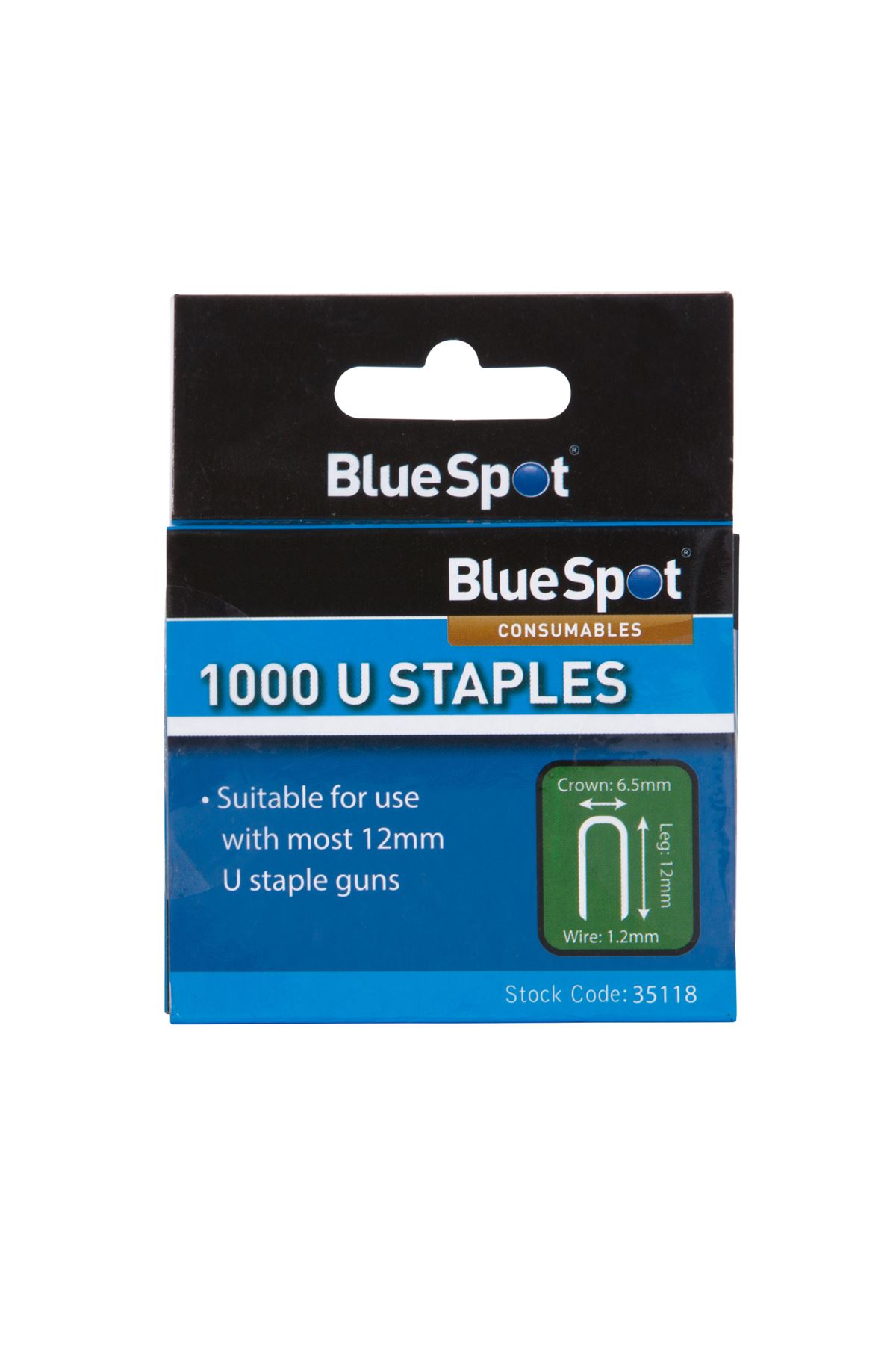 Blue Spot Tools 1000-Pack 12mm U-Nieten