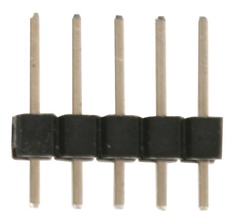 HARWIN Pin Headers 0.1 inch, 5-Way, Vertind, Verpakking van 10 stuks