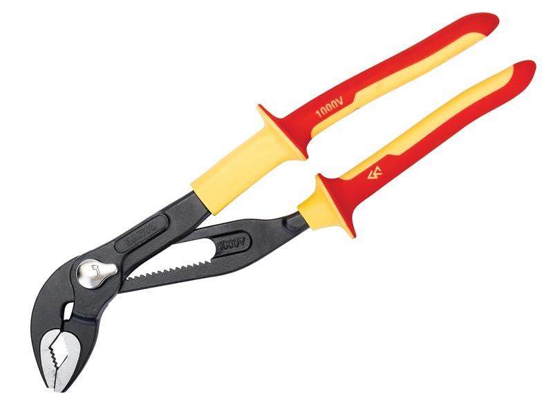 Bahco VDE Quick-Adjust Water Pump Pliers, 250mm, 44mm Capacity