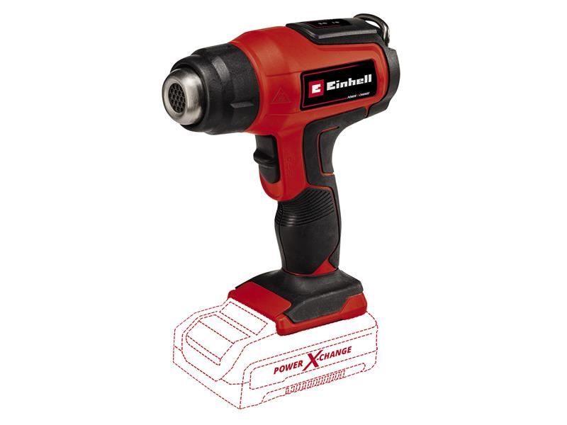 Einhell TE-HA 18 Li Hot Air Gun 18V Bare Unit with 3 Nozzles