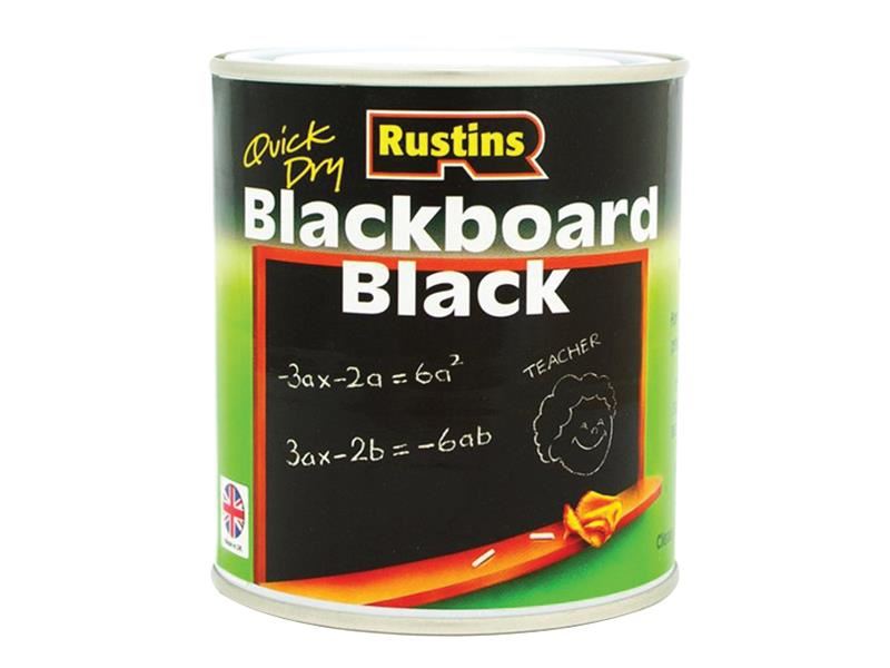 Rustins 퀵 드라이 블랙보드 페인트, 블랙, 100ml