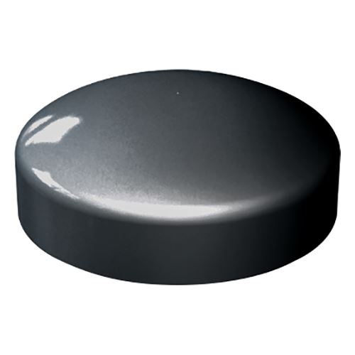Timco Two-Piece Screw Caps in Anthracite Grey, Pack of 100