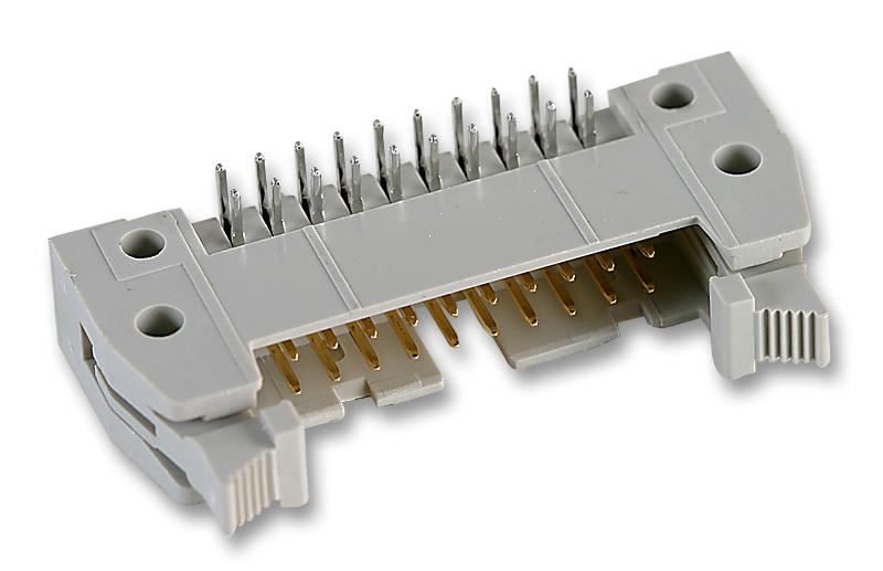 HARTING Right Angle Header, 2.54mm Pitch, 34-Way, Gold Plated