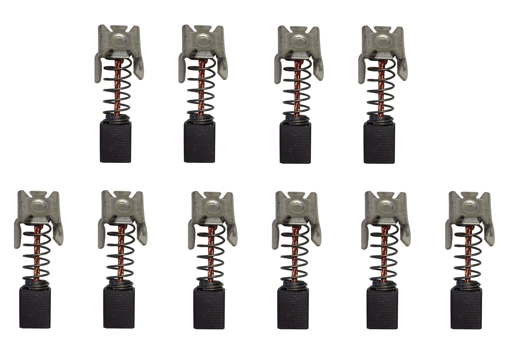 5 Sets - 2x Kohlebürsten - Bosch 2 609 199 248 - (6 x 7,5 x 11,9/10 mm)