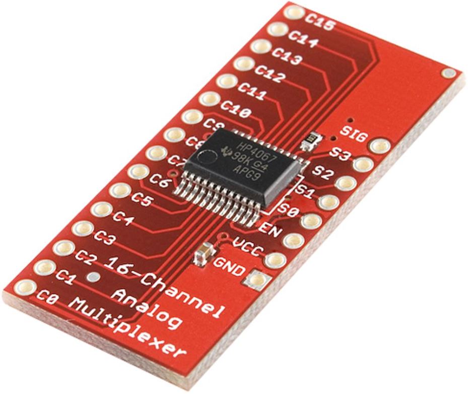 SparkFun CD74HC4067 Analoog/Digitaal MUX Breakout Board