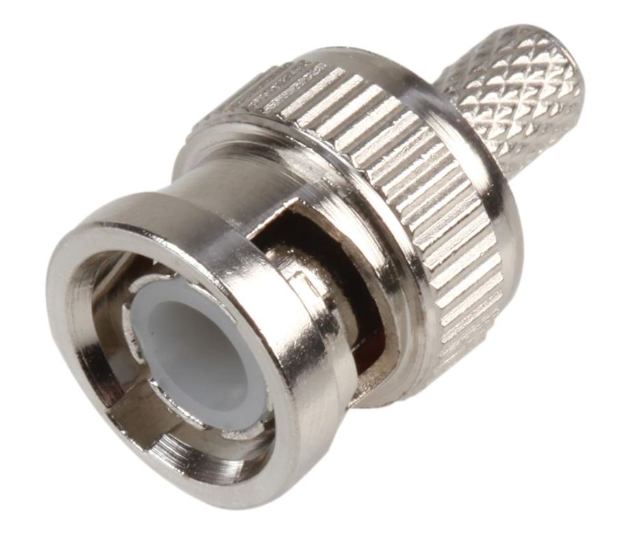 Proception Crimp BNC Plugs, 50 Ohm, Pack of 50