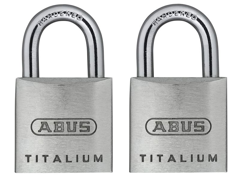 ABUS 64TI/20mm TITALIUM™ Hangslot Twin Pack