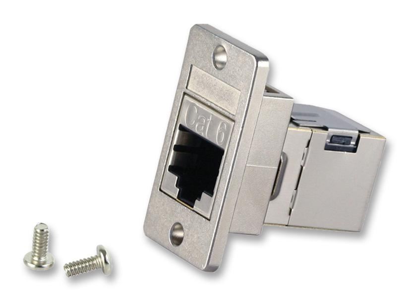 MULTICOMP PRO Cat6e STP RJ45 Panel Mount Coupler