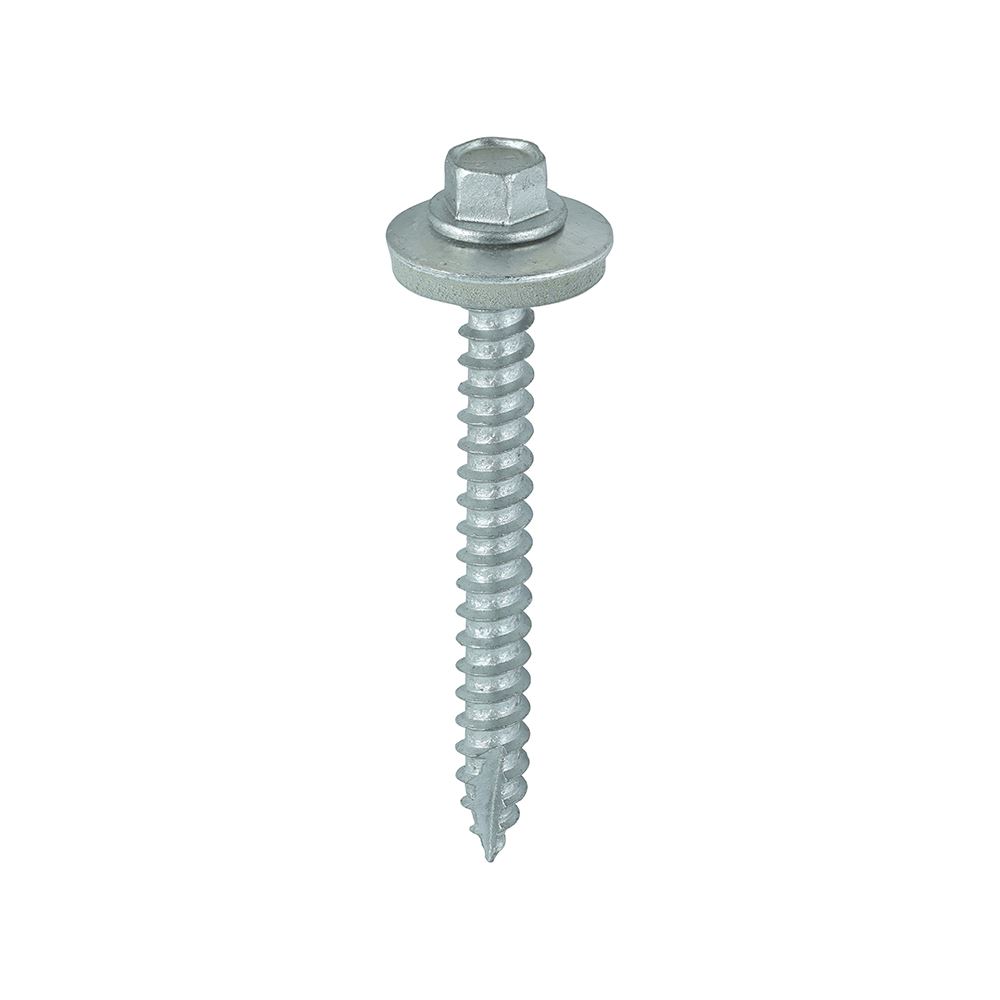 Timco Tornillos Hexagonales con Arandela EPDM, 6,3x60mm (100 uds)