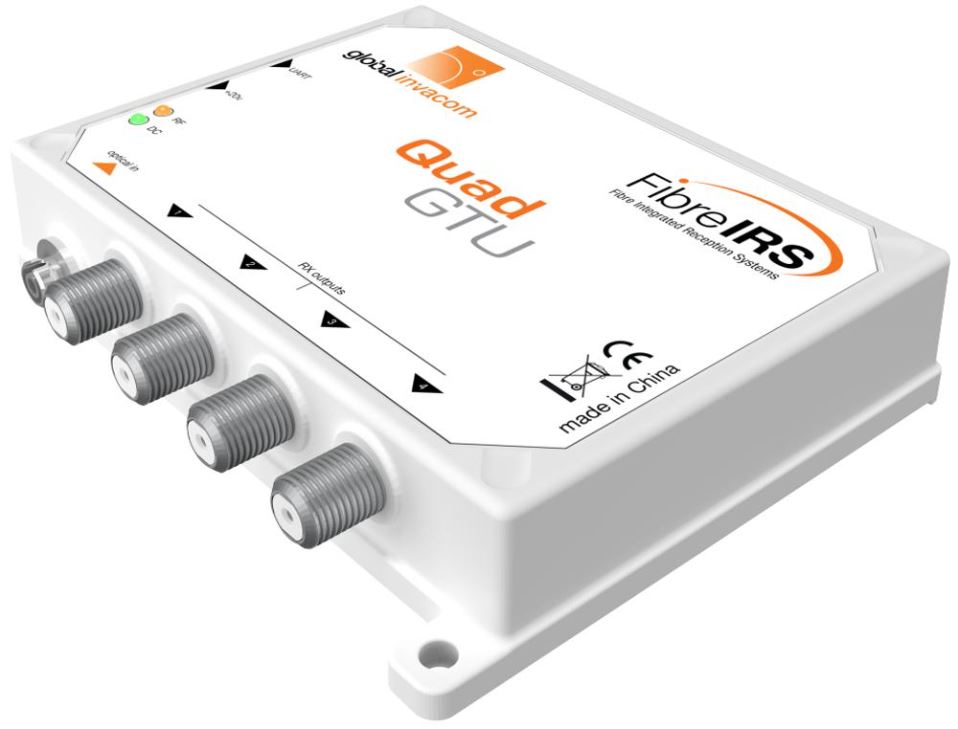 Convertisseur optique FibreIRS Quad GTU MK3 par GLOBAL COMMUNICATIONS