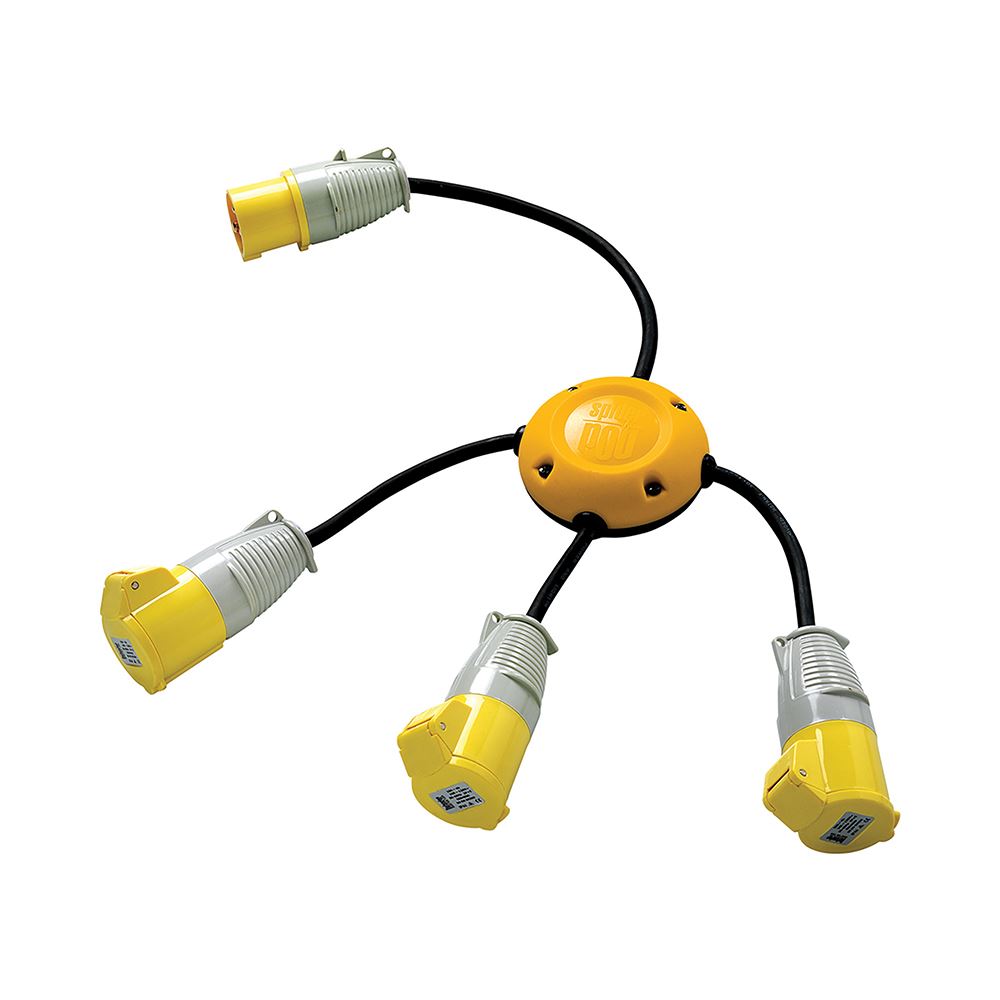 Defender Spider Pod 3 x 16A 110V Sockets (710mm)