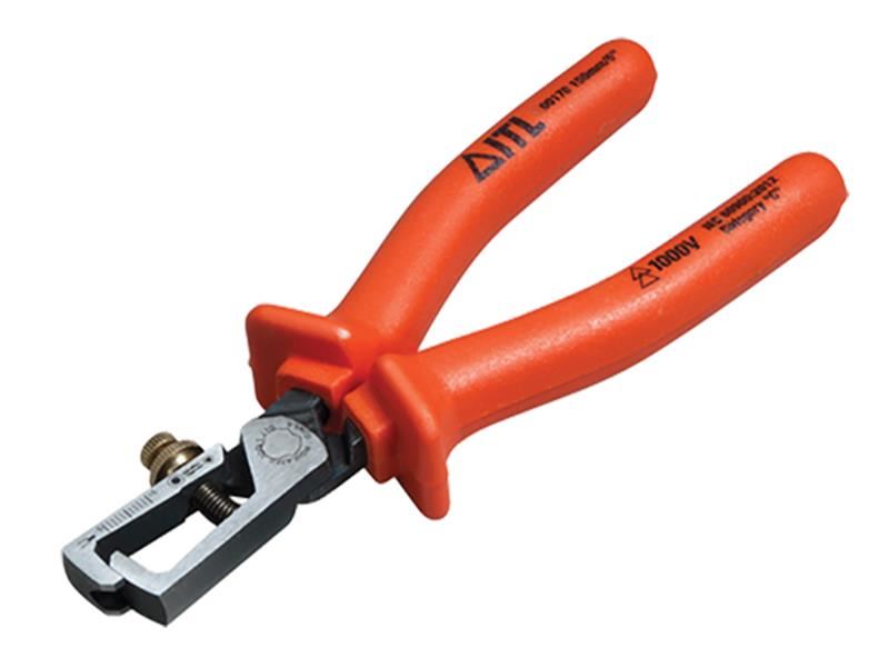 ITL Insulated Alicate Descascador de Fios com Cabos de Nylon, 150mm