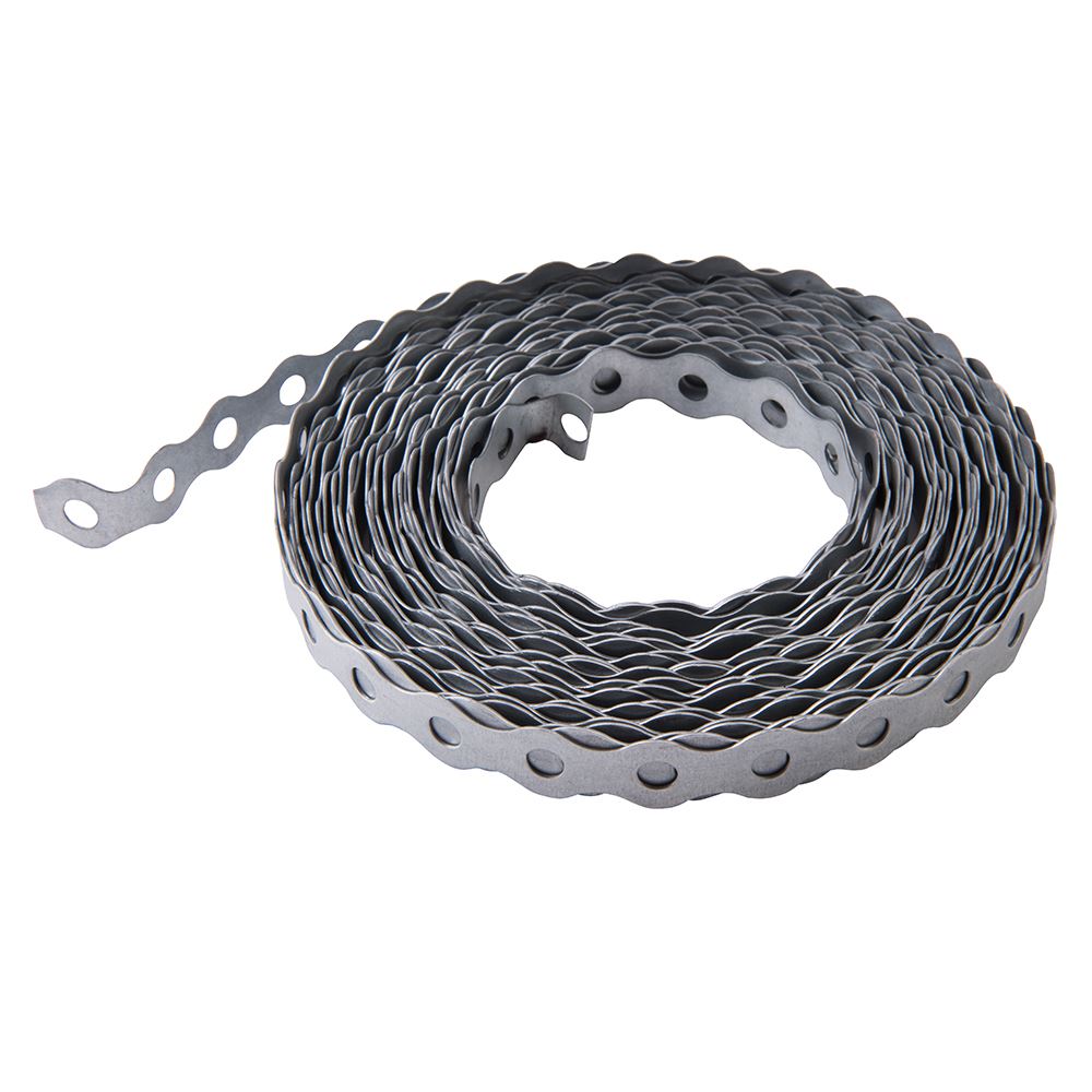 Fixman Galvanised Fixing Band, Steel, 17mm x 10m