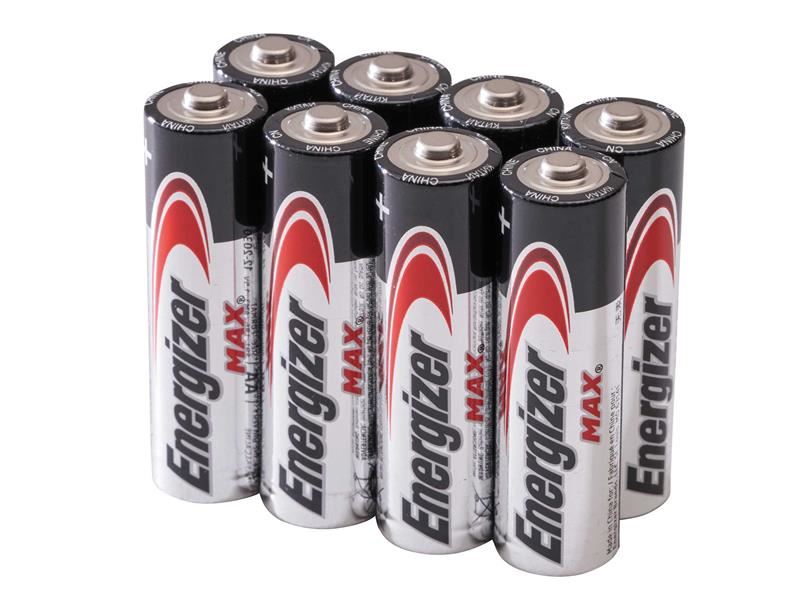 Energizer MAX - Pacáiste 8 Ceallraí AA Alcaileach
