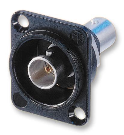 NEUTRIK - Soket Panel 75 ohm BNC ke Soket Laluan Adaptor, D Shell