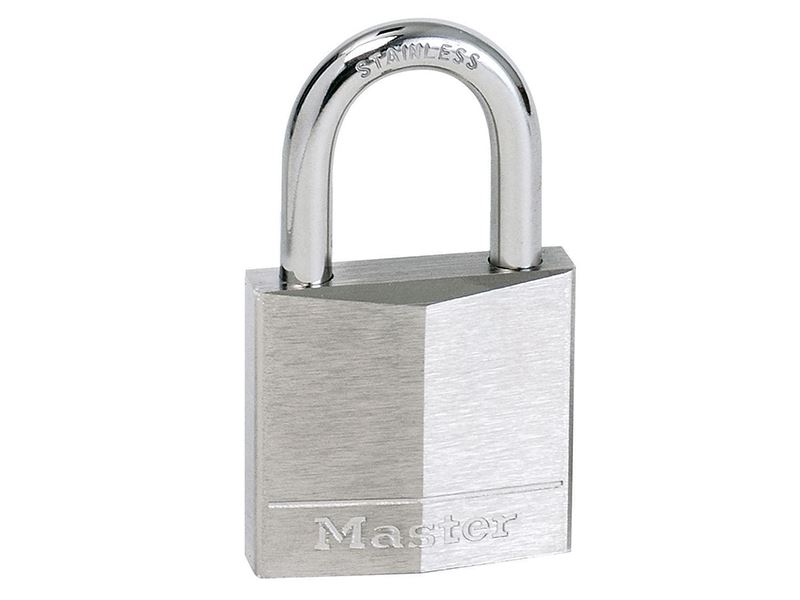 Master Lock Marine - Cadenas marin 40mm en laiton nickelé