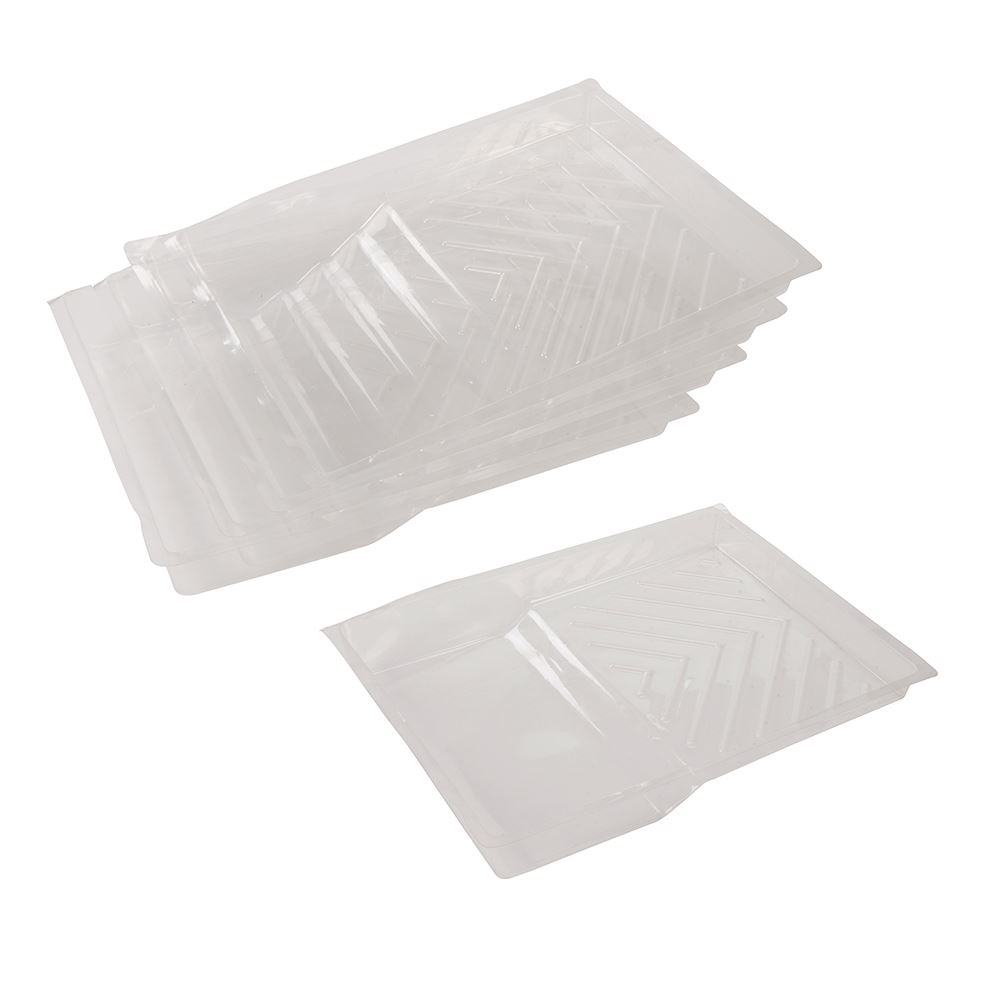 Silverline Disposable Roller Tray Liner, 230mm, 5-Pack