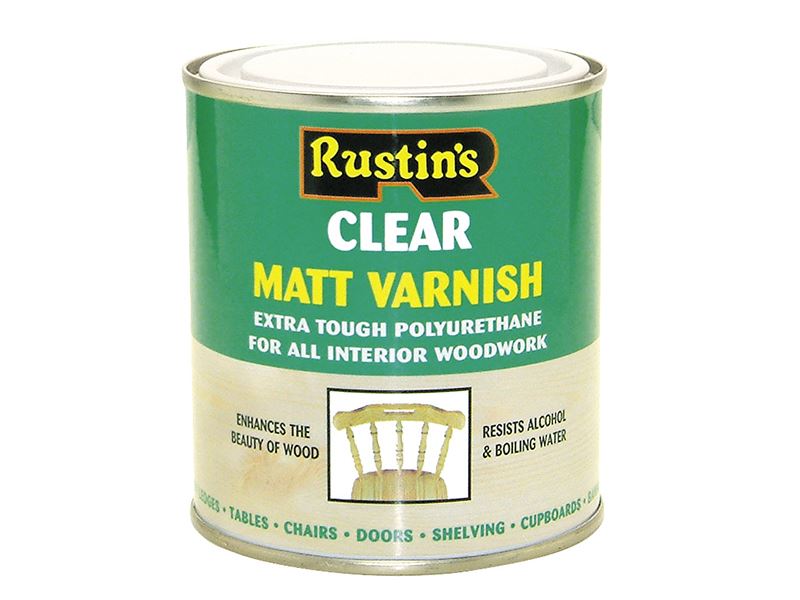 Rustins Ματ Πολυουρεθανικό Βερνίκι Διαφανές, 250ml