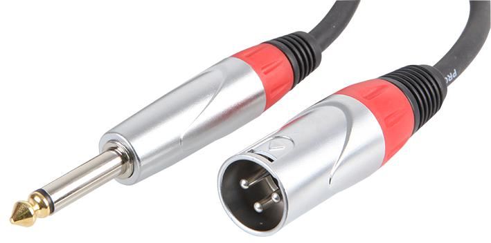 Pulse 6.35mm (1/4”) 2-Pole Jack to XLR Plug Lead