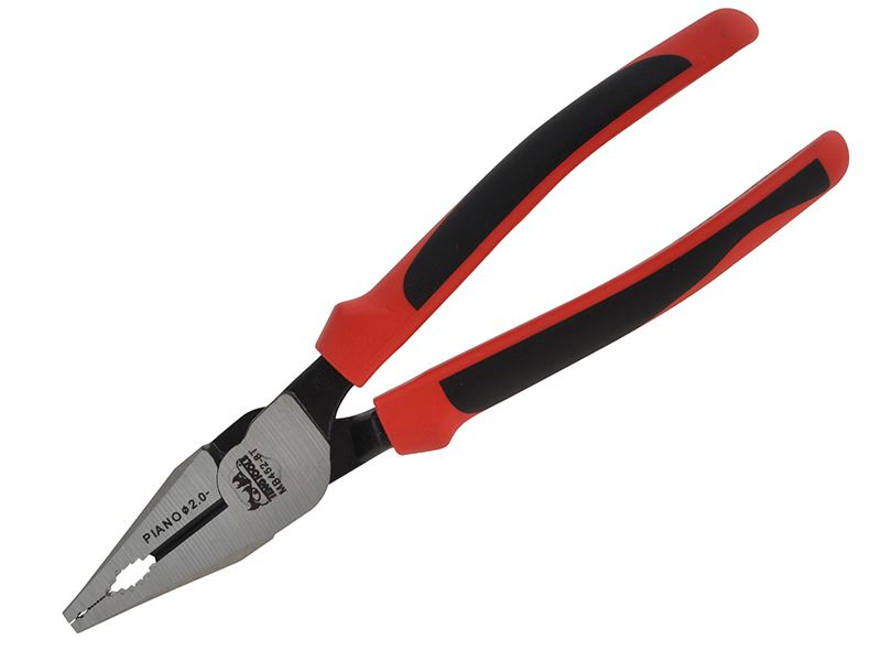 Teng Mega Bite Heavy-Duty Combi Pliers, 200mm, Vinyl Coated