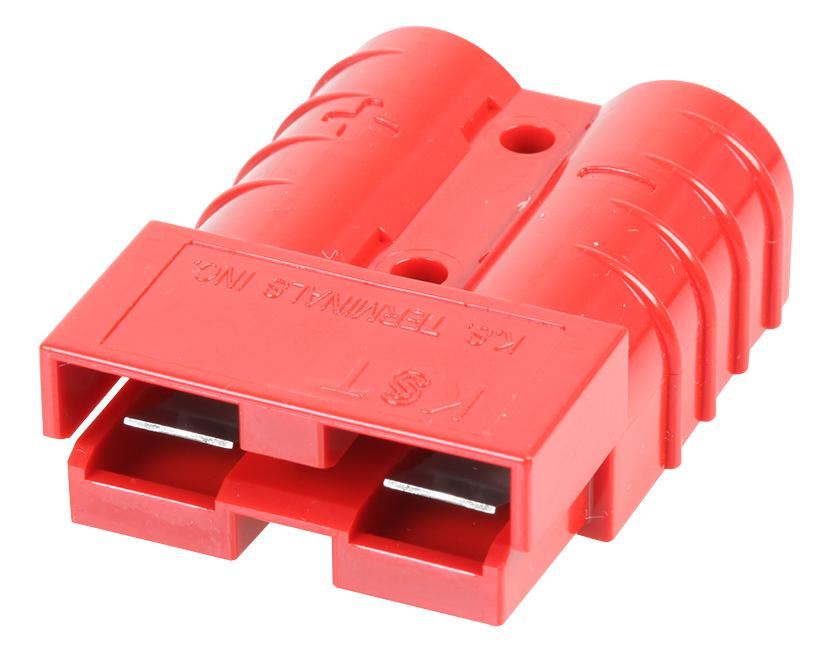 MULTICOMP PRO - Doppelgehäuse modularer Stromanschluss, 50A, Rot (ohne Kontakte