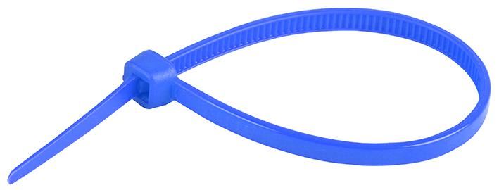 CONCORDIA TECHNOLOGIES - Attaches câbles Nylon 100mm x 2.5mm Bleu (Lot de 100)