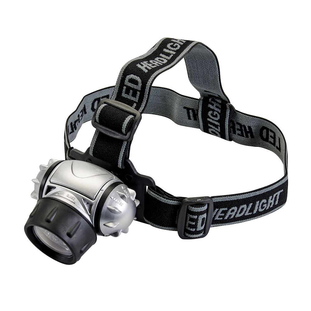Silverline 12 LED Headlamp - Adjustable, Water-Resistant