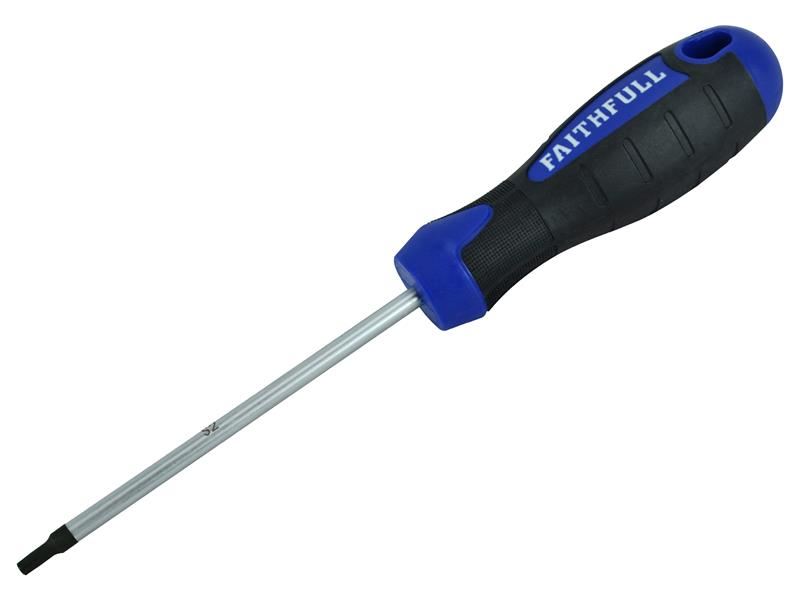 Faithfull - Tournevis à empreinte Torx, TX25 x 100mm, Acier Chrome Vanadium