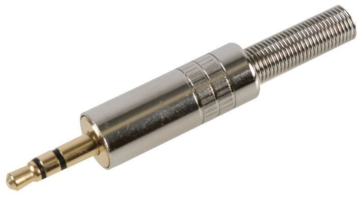 PRO SIGNAL 3,5mm Jack konektor, 3 póly, zlacený