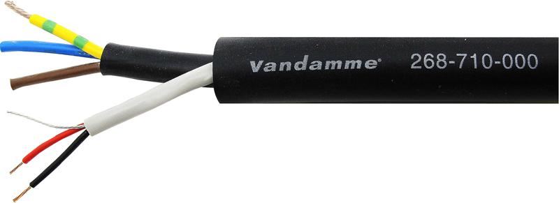 Van Damme Ambicore Tour Grade 10A 3x1mm Power & Signal Cable (Per Metre)