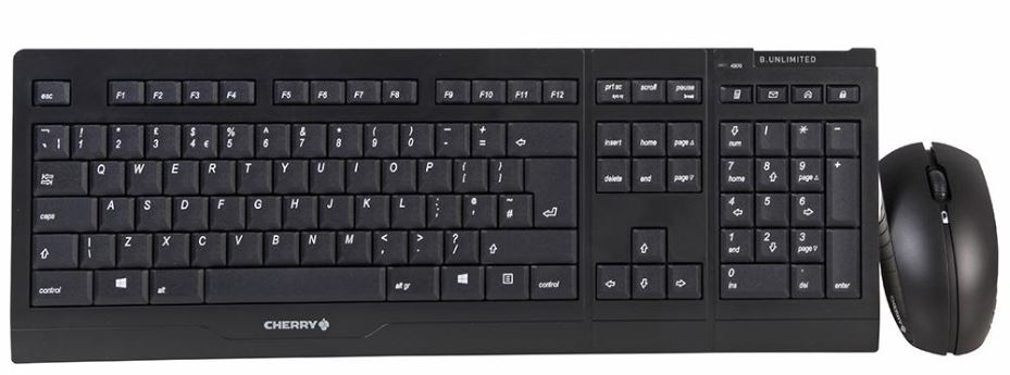 CHERRY B.UNLIMITED 3.0 Bezdrátová Klávesnice a Myš, Černá