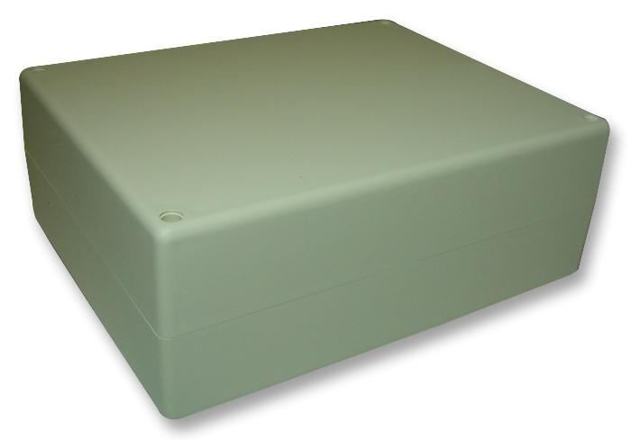 Multicomp White ABS Storage Box with Lid - 240x190x90mm