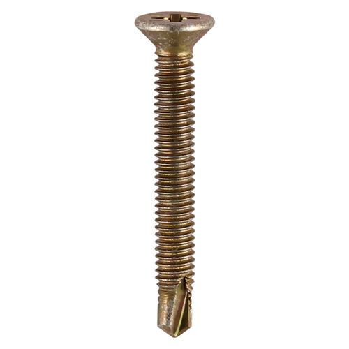 Timco M4 x 38mm Zinkgeel Verzonken Zelfborende Schroeven (500 stuks)