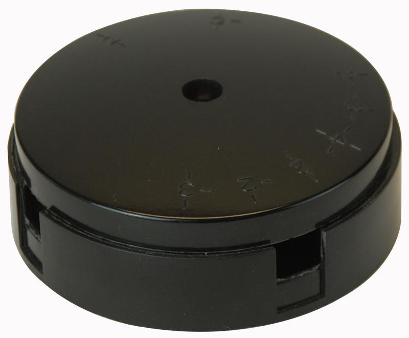 Crabtree 20A 4-Terminal Junction Box, Black