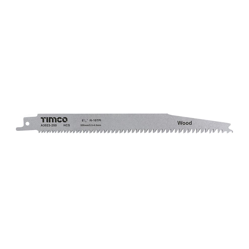 Timco Reciprozaagbladen van hoogkoolstofstaal, 200mm, 5 stuks