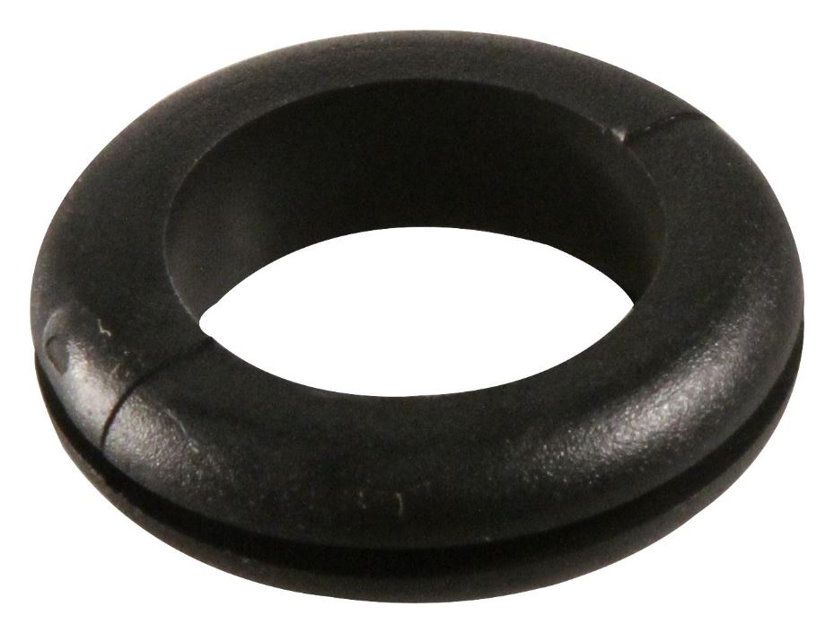 MULTICOMP PRO Foro Passacavo in PVC Nero (Cavo 3,2mm, Foro 4,8mm), Confezione 5