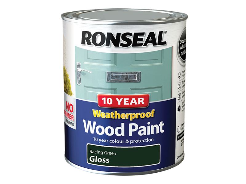 Ronseal - Βερνίκι Ξύλου 10 Χρόνων Αντίσταση Κακών Καιρικών Συνθηκών, Μοβ Γυαλισ