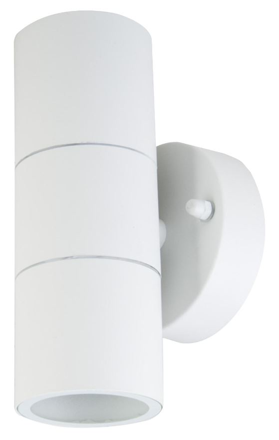 V-TAC Up/Down Wandlamp, Wit, GU10, IP44