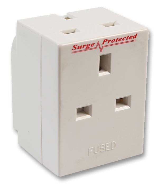 PRO ELEC Adaptateur Secteur 3 Prises avec Protection contre les Surtensions, 13