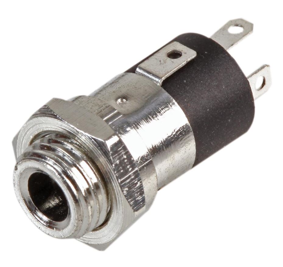 PRO SIGNAL Conector Jack de 4 Polos 3.5mm para Montaje en Panel