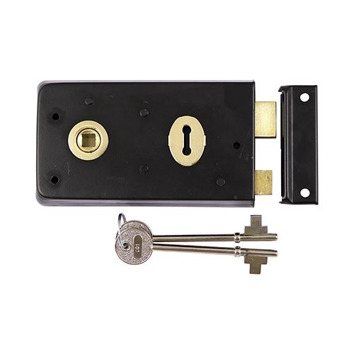 Timco Ringslot - Zwart Geëpoxydeerd Koolstofstaal, 143x83mm