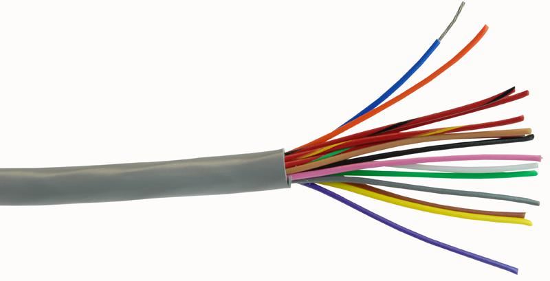 ALPHA WIRE Cable de control de 15 núcleos sin apantallar, 22 AWG, 30.5m