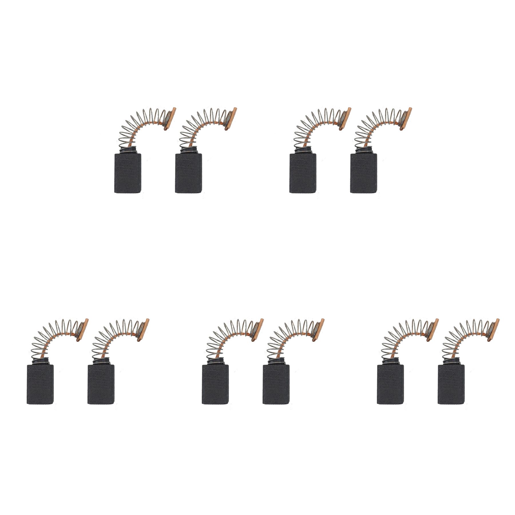5 Sets of Hitachi Drill Carbon Brushes, Size 6.5 x 7.5 x 13.5/12mm