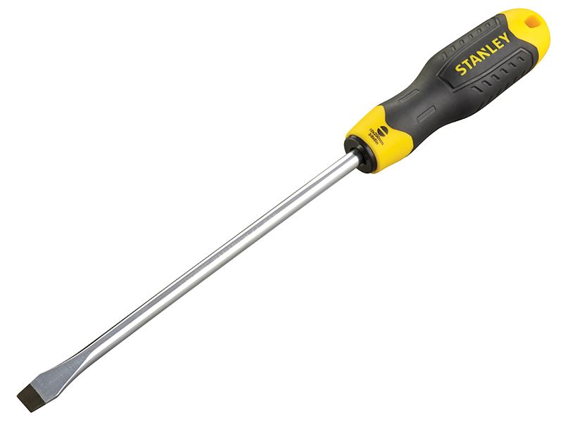 STANLEY Cushion Grip Flared Tip Screwdriver 10 x 200mm