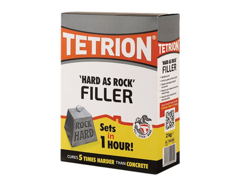 Tetrion Masonry Repair Cement, 2kg, Waterproof & Hardwearing