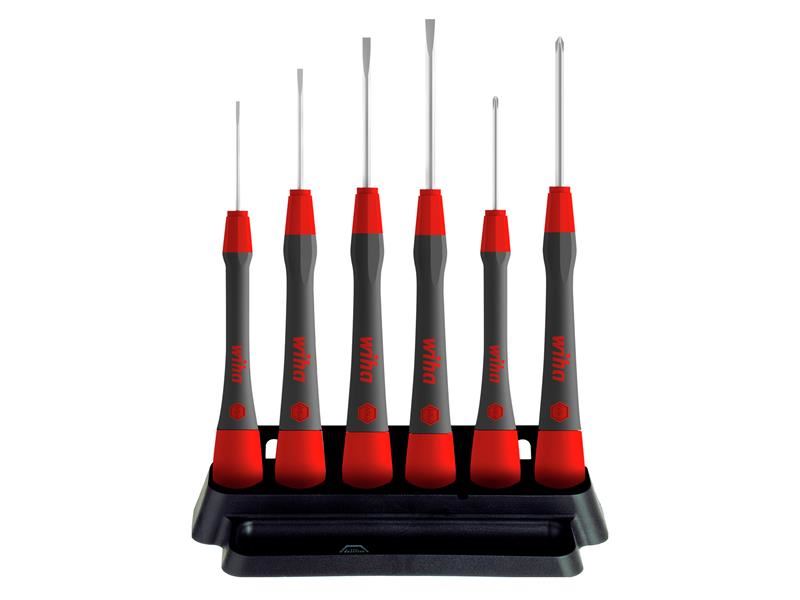 Wiha PicoFinish Fine Screwdriver Set, 7-Piece, Chrome Vanadium Steel