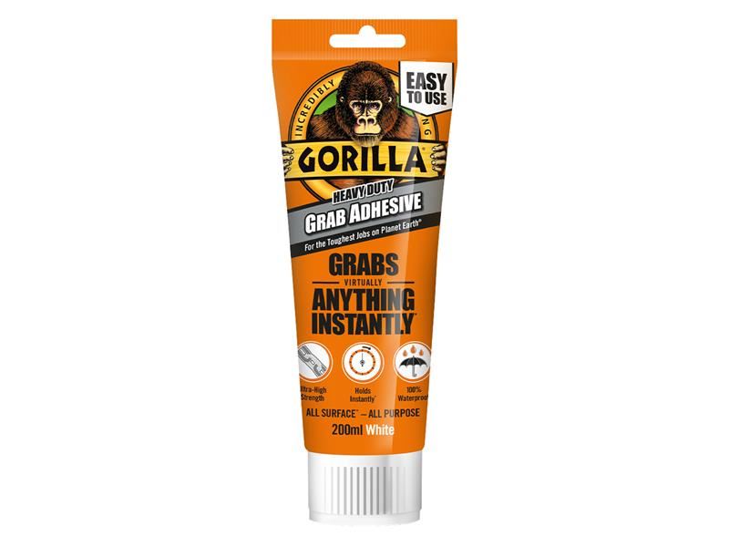 Gorilla Colla Adesiva Adesiva Extra Forte, Bianca, 200ml